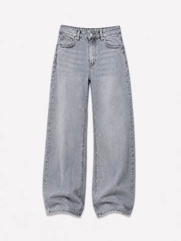 Inseam 79cm – #003 Super Stretchy Bootcut Jeans Grey – Curvy Fit | SEISHIKI STUDIO