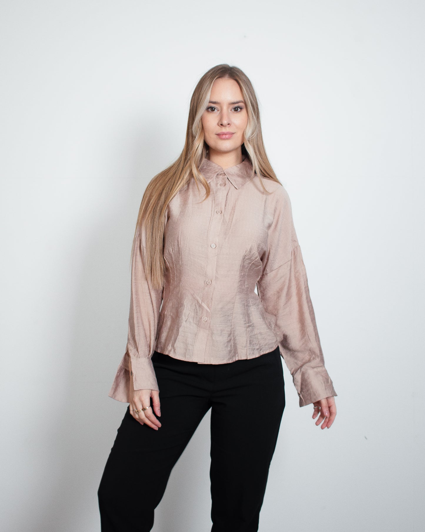 BEYI Blouse TAUPE