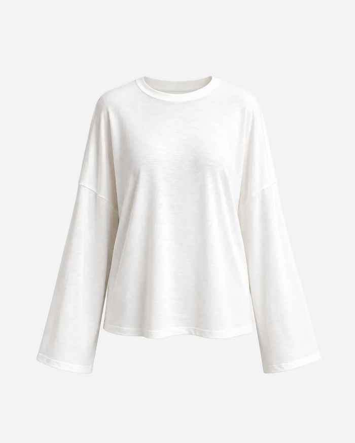 Oversized Longsleeve White | SEISHIKI STUDIO