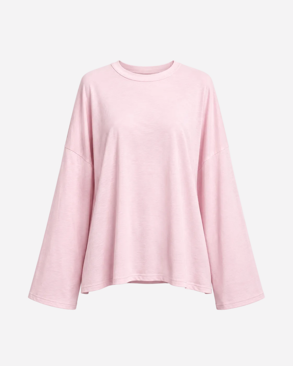 super oversized longsleeve t-shirt pink | SEISHIKI STUDIO
