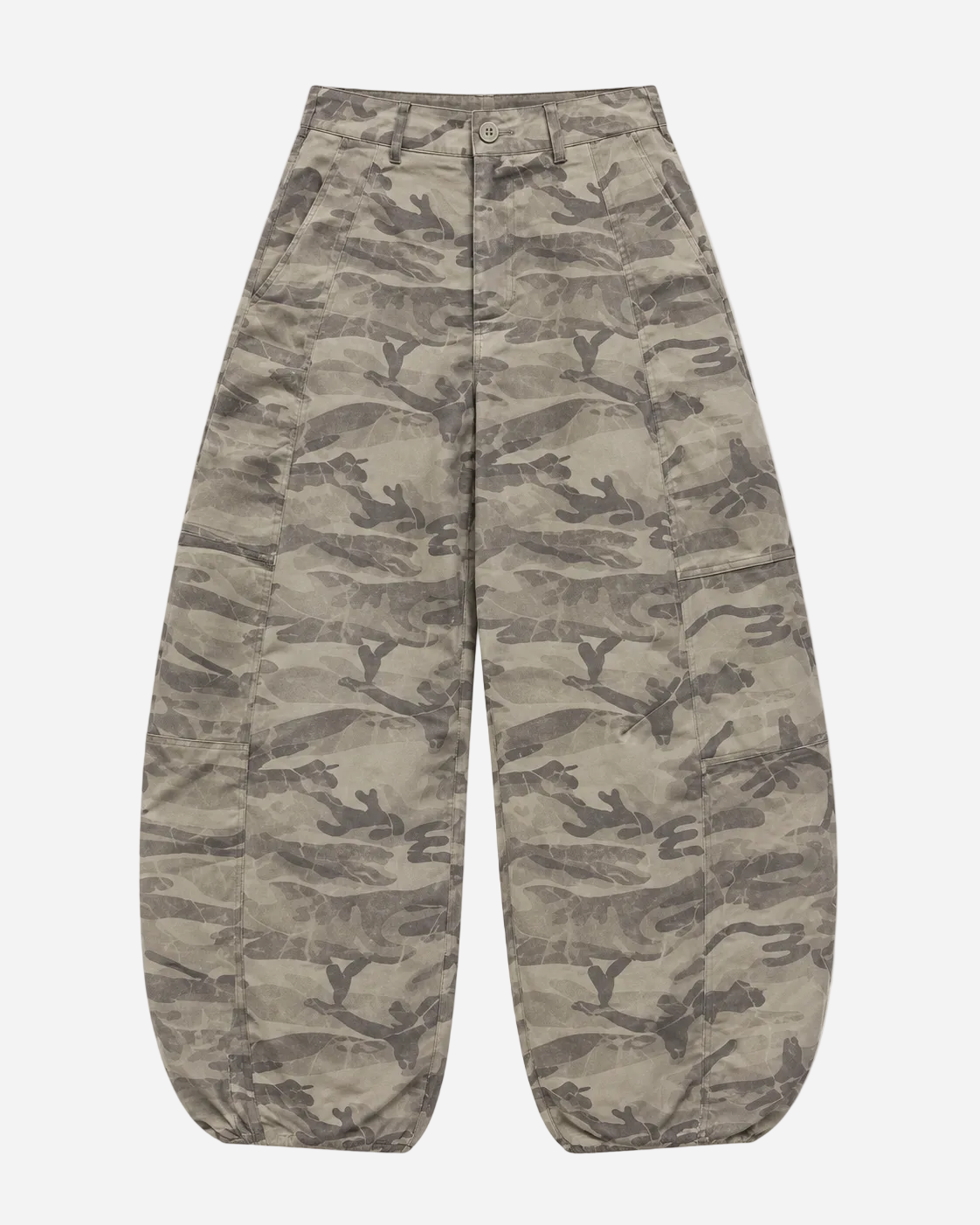 Light Camo Balloon Pants with Pink Patch | SEISHIKI STUDIO