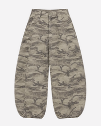 Light Camo Balloon Pants with Pink Patch | SEISHIKI STUDIO