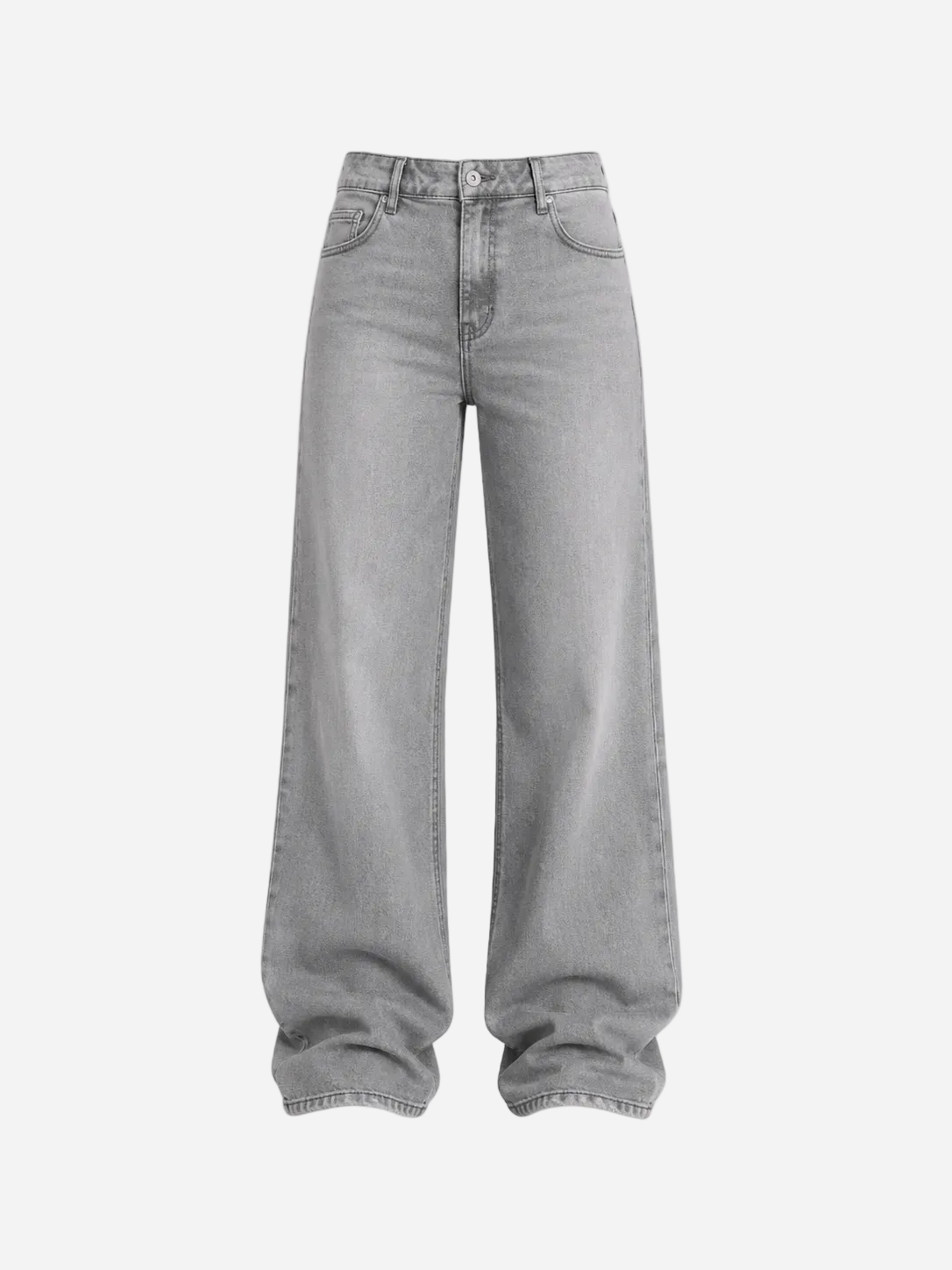 TALL - INSEAM 86CM - STRETCHY LIGHT GREY WIDE LEG JEANS | SEISHIKI STUDIO