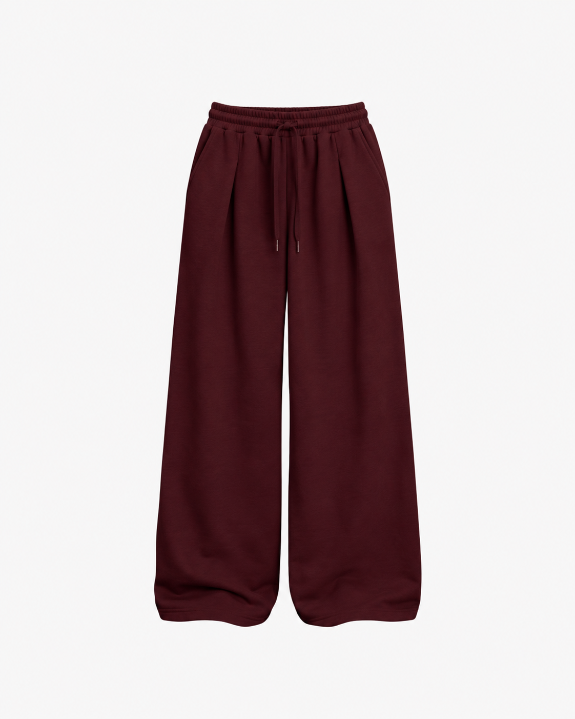 ULTRA STRETCH SEISHIKI STUDIO Relaxed Barrel Sweatpants BURGUNDY | SEISHIKI STUDIO
