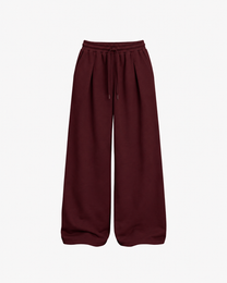 ULTRA STRETCH SEISHIKI STUDIO Relaxed Barrel Sweatpants BURGUNDY | SEISHIKI STUDIO