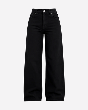 Inseam 78cm – #002 Baggy Straight Leg Stretchy Jeans Black – Curvy Fit | SEISHIKI STUDIO