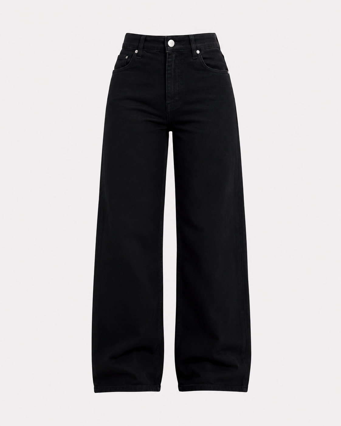 002 - THE BAGGY STRAIGHT LEG STRETCHY Jeans Pure BLACK - IL 78CM | SEISHIKI STUDIO