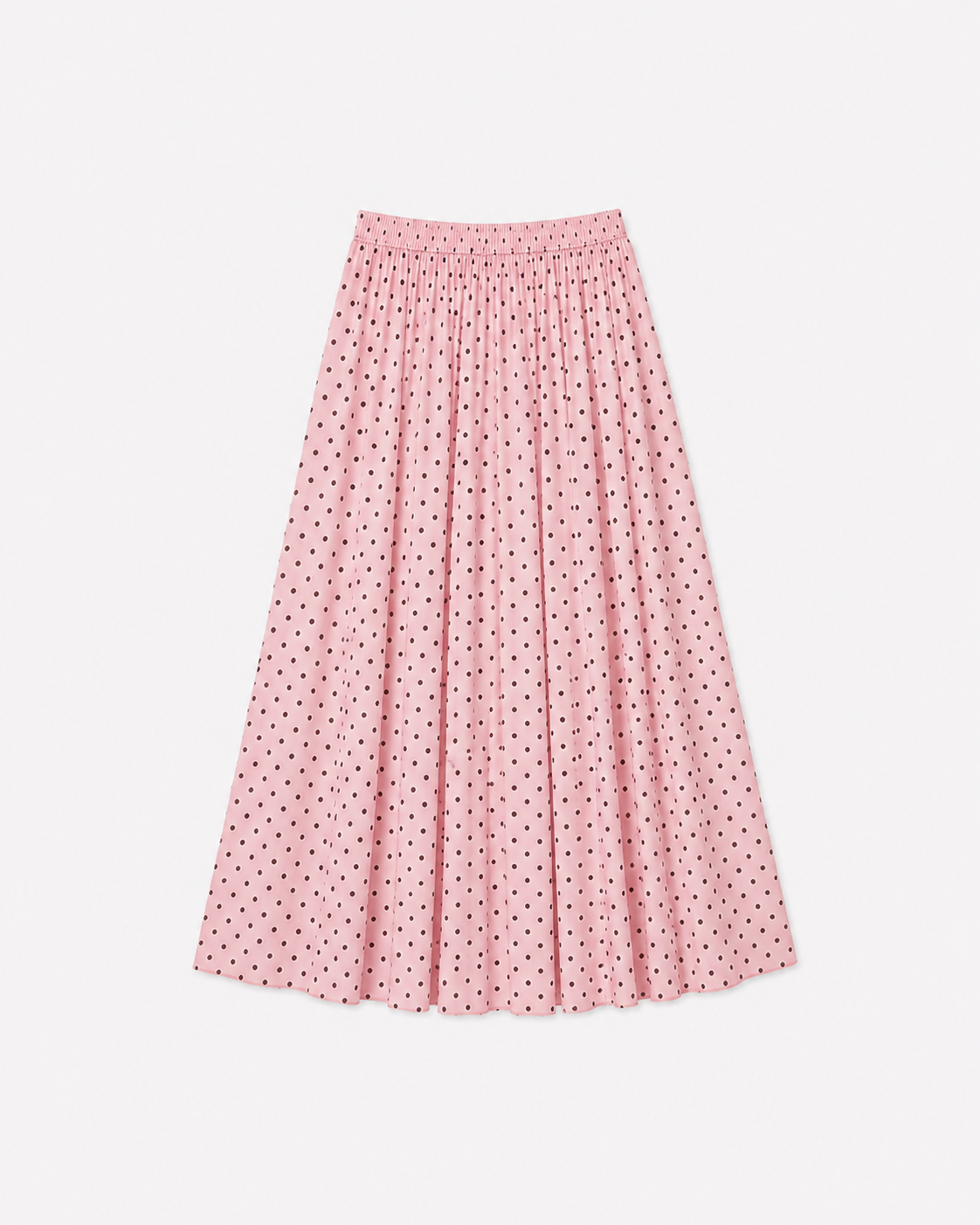 Polkadot Maxi Skirt Pink | SEISHIKI STUDIO