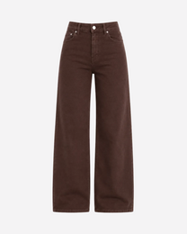 002 - THE BAGGY STRAIGHT LEG STRETCHY Jeans DARK BROWN - INSEAM 78 CM | SEISHIKI STUDIO