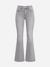 INSEAM 80CM - STRETCHY LIGHT GREY PUSHUP FLARE JEANS  | SEISHIKI STUDIO