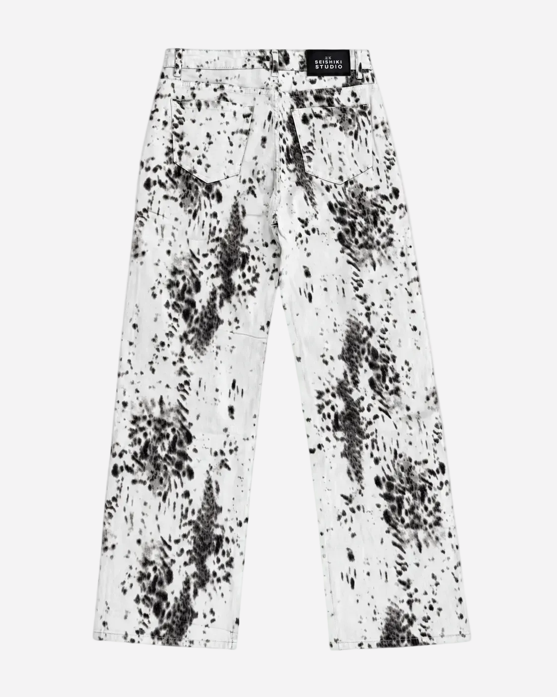 Limited Edition - Stretchy Snow Leopard Jeans, curvy fit, 77 cm inseam – SEISHIKI STUDIO