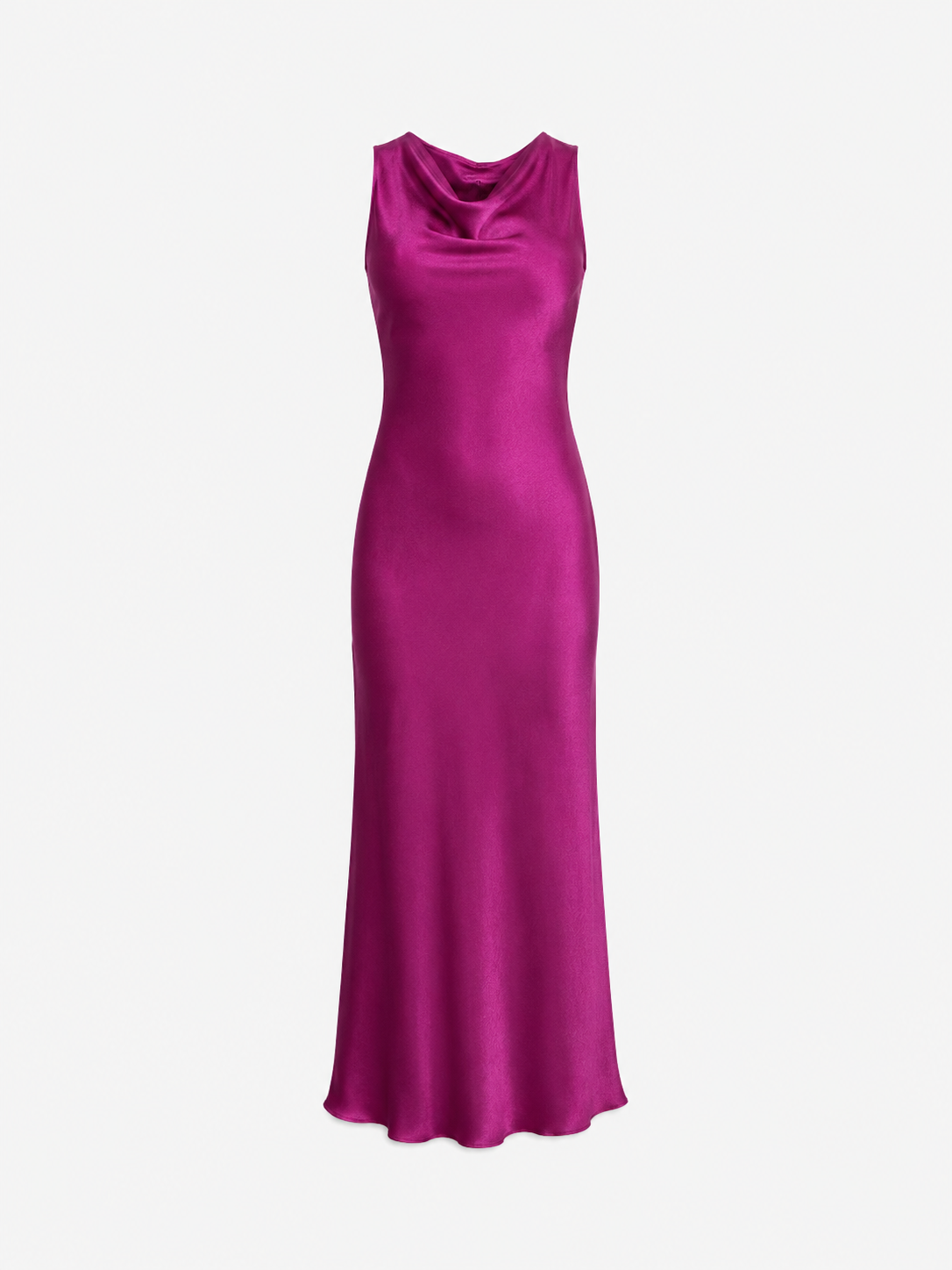 Elegant Silky OPEN BACK Special Occasion Dress PURPLE | SEISHIKI STUDIO