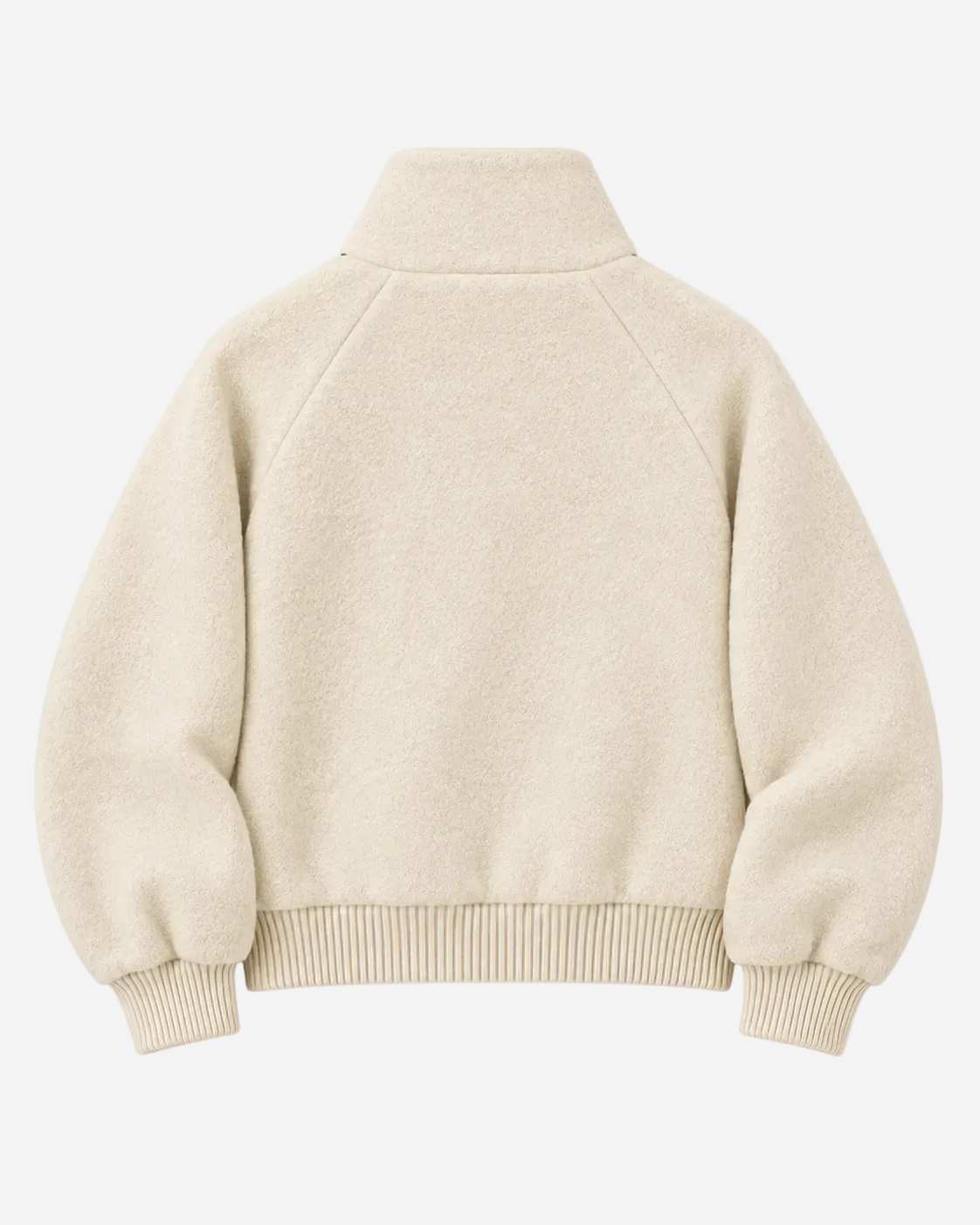 Striped Teddy Jacket Cream – SEISHIKI STUDIO