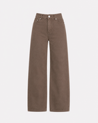002 - THE BAGGY STRAIGHT LEG STRETCHY Jeans LIGHT BROWN - IL 78CM | SEISHIKI STUDIO