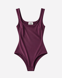 Double Lined Sleek Bodysuit Plum – SEISHIKI STUDIO