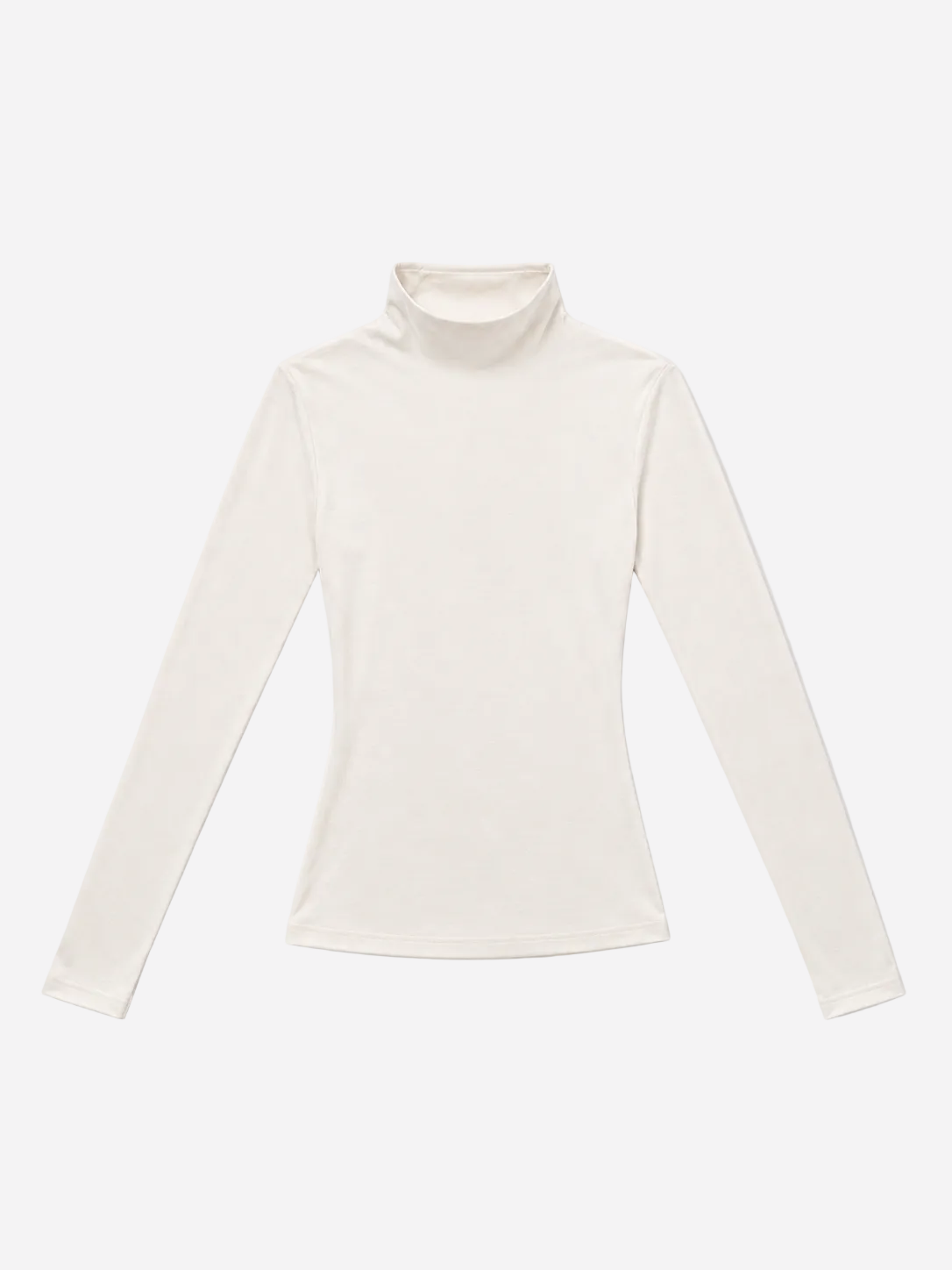 Second Skin Turtleneck Top White | SEISHIKI STUDIO