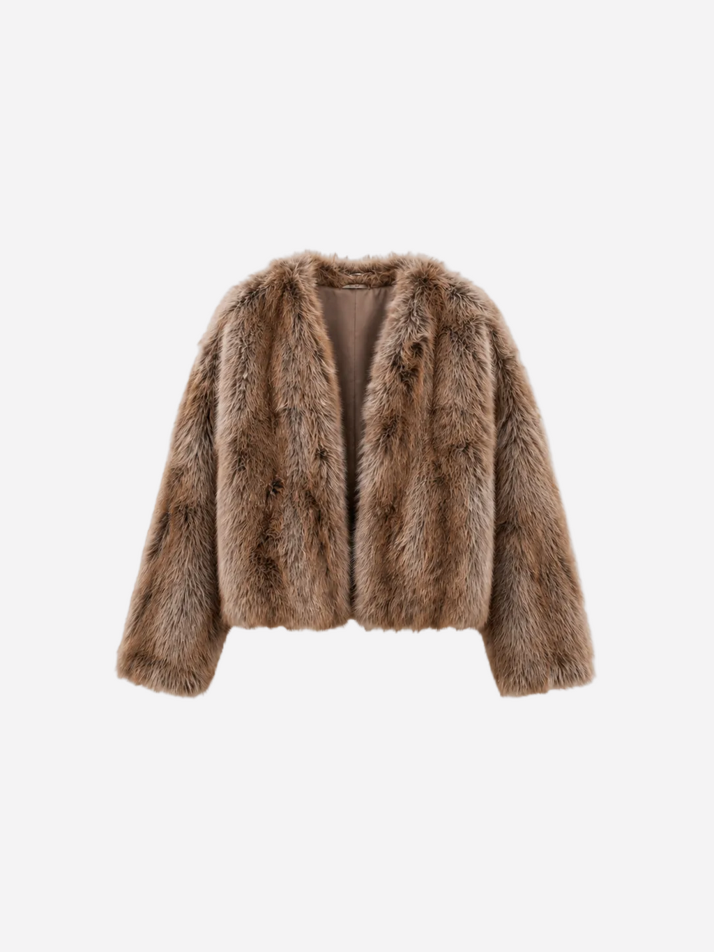 CROPPED FAUX FUR JACKET | SEISHIKI STUDIO