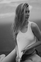 SEISHIKI STUDIO Basic Katoenen Tanktop WIT