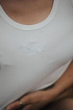 SEISHIKI STUDIO Basic Katoenen Tanktop WIT