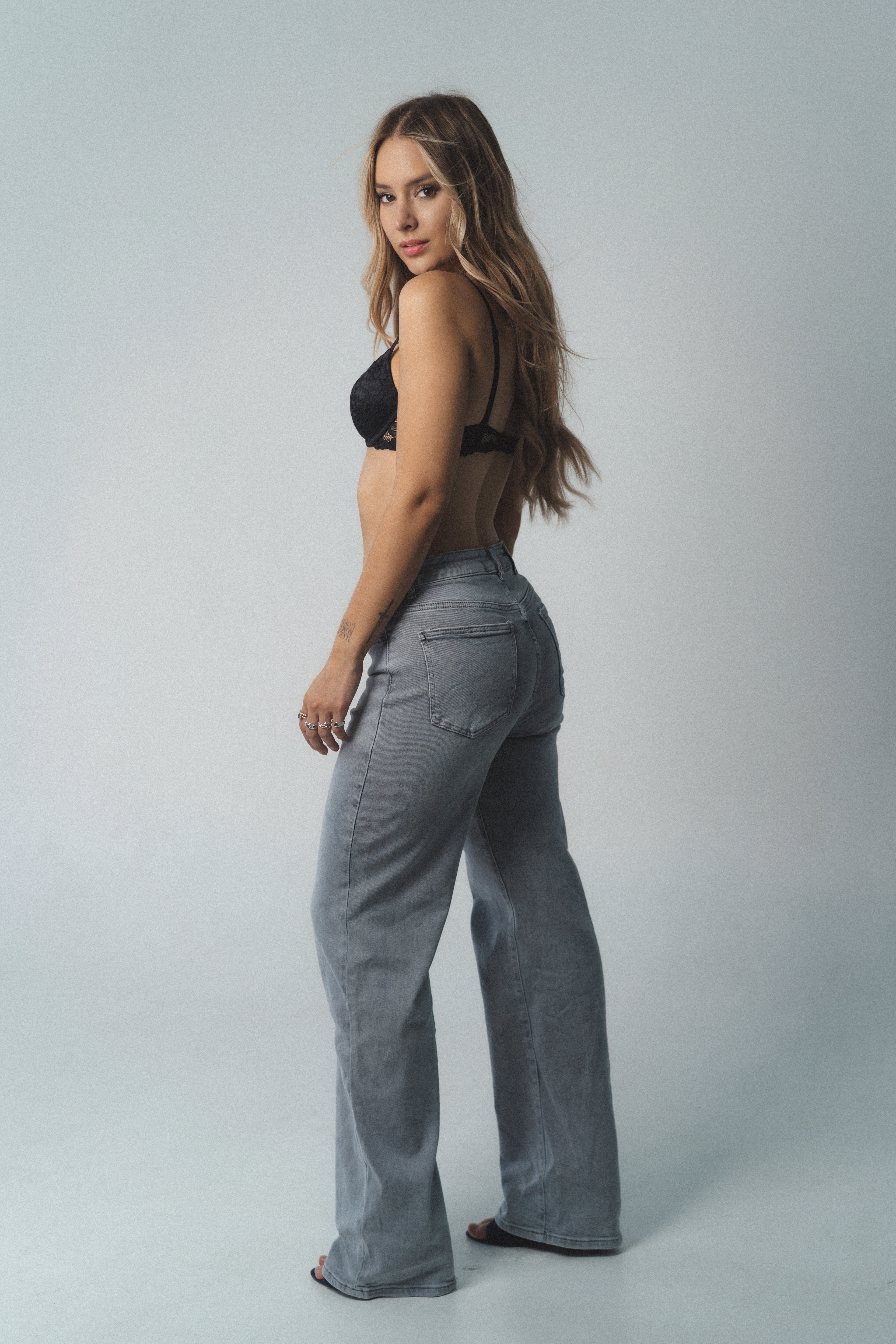 KOBURA Wide Leg Jeans - INSEAM 83CM