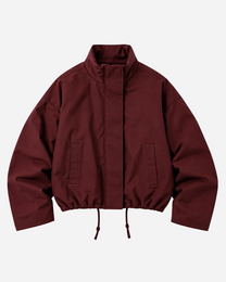 Balloon Sleeve Windbreaker Jacket Red – SEISHIKI STUDIO