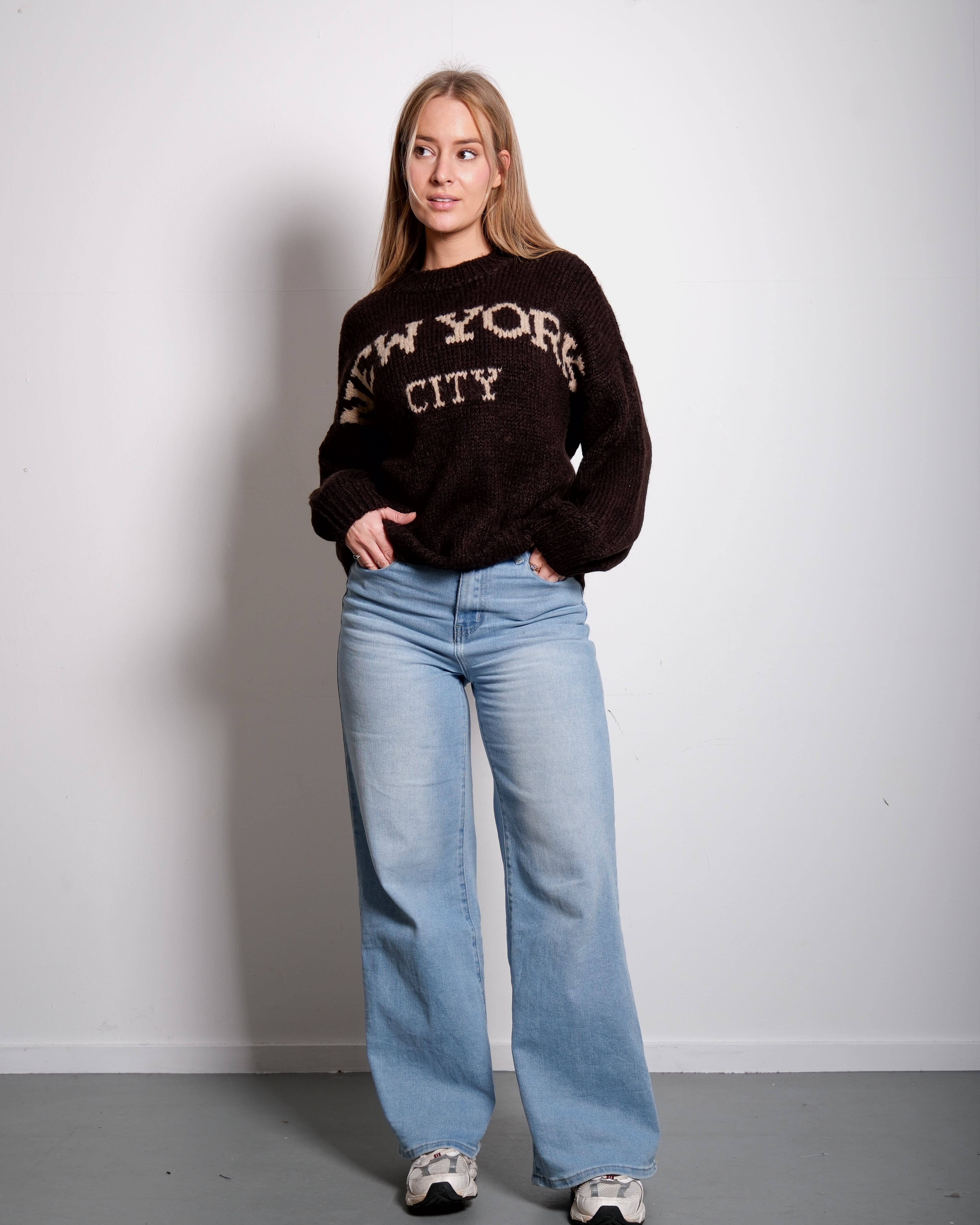 NEW YORK SWEATER BROWN/BEIGE