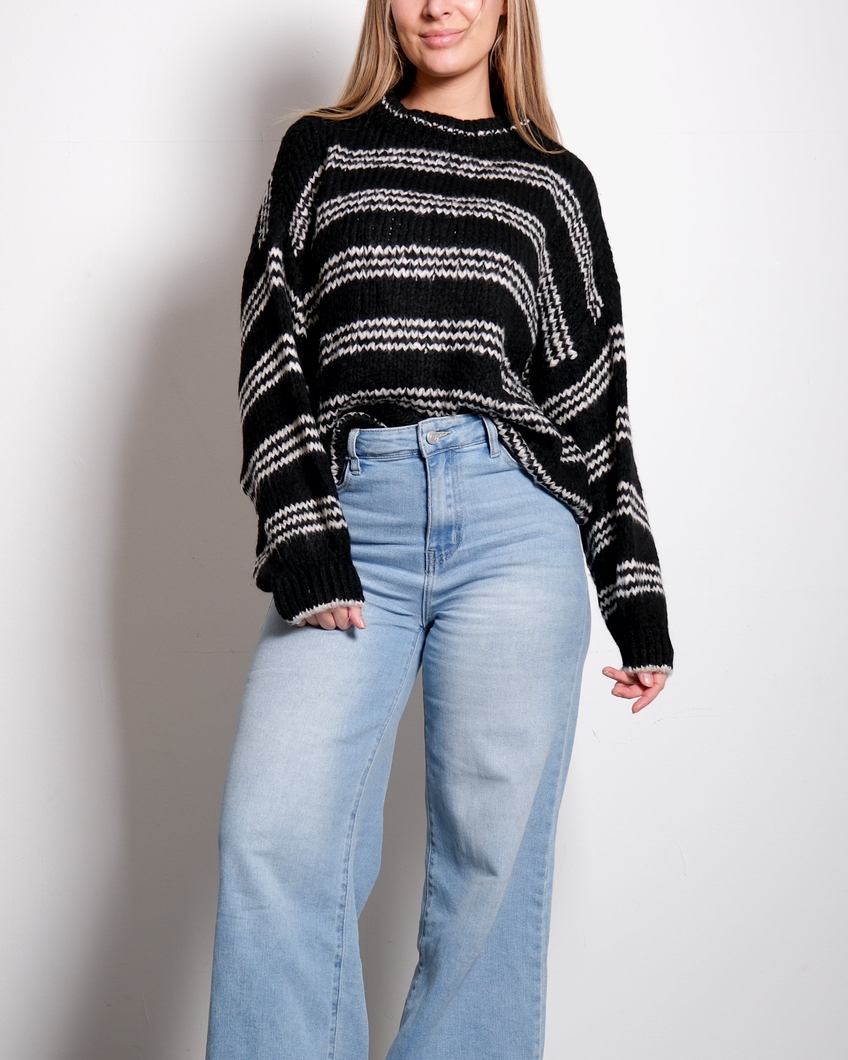 【新品】Shishikui シシクイ　STRIPED ボーダー　BLACK border – SHISHIKUI
