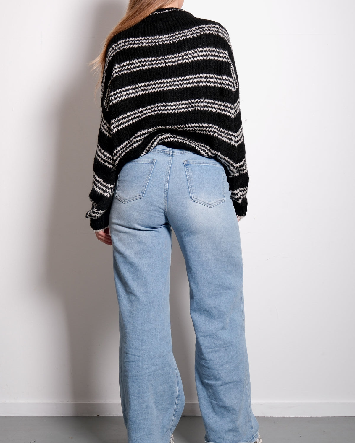 Stretchy 3 Stripe Knit Black – SEISHIKI STUDIO