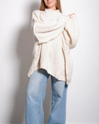 LONG OVERSIZED KNIT BEIGE