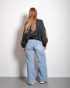 CHECKERED SWEATER GREY