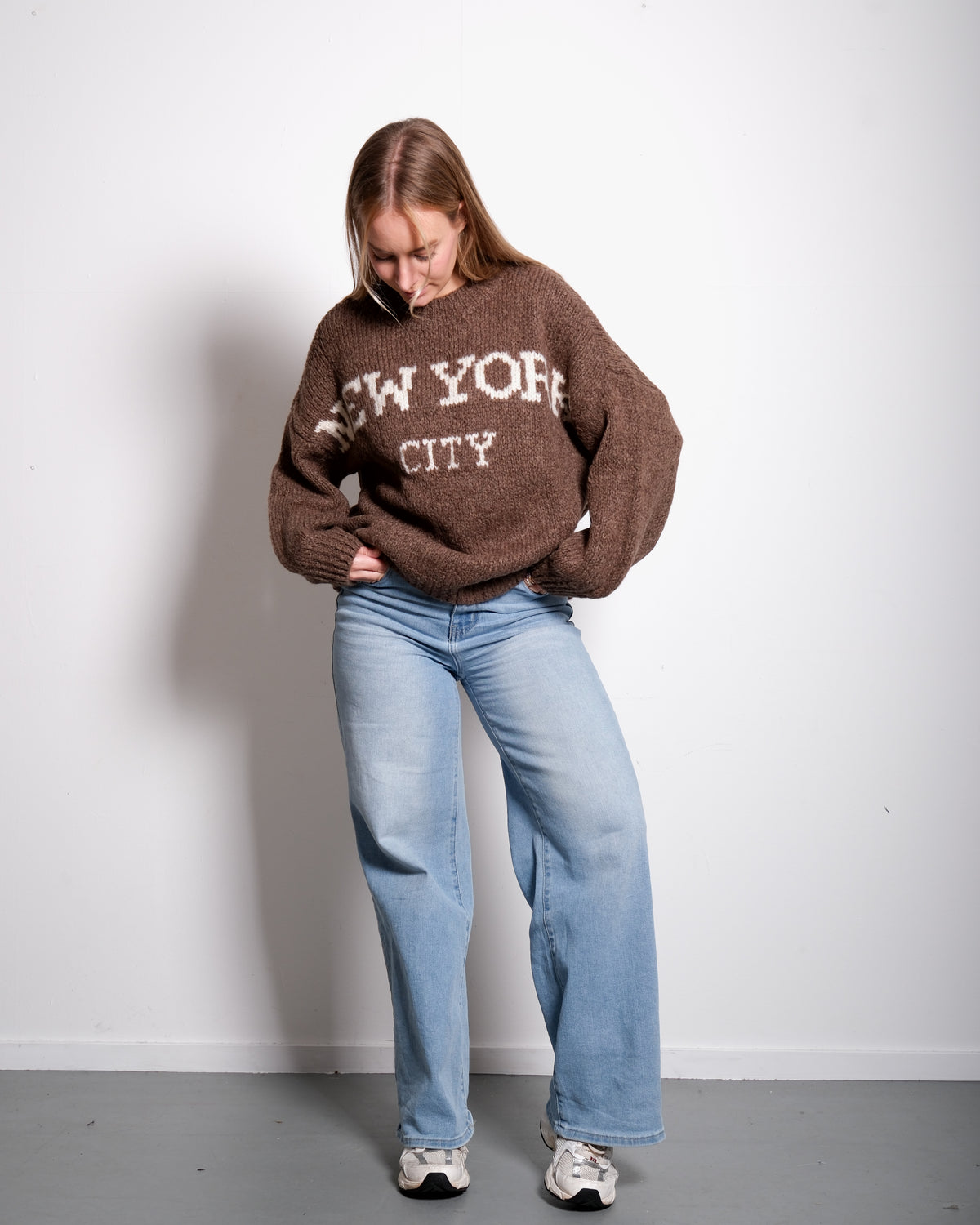 Stretchy New York Sweater Taupe – SEISHIKI STUDIO