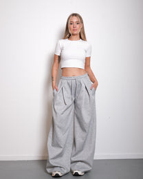 SUPER STRECHY SEISHIKI STUDIO Relaxed Barrel Sweatpants GREY