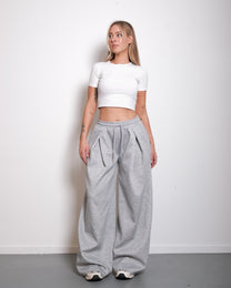 SUPER STRECHY SEISHIKI STUDIO Relaxed Barrel Sweatpants GREY