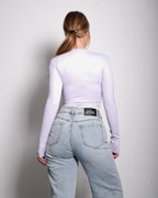 SEISHIKI STUDIO Super Stretchy Buttery Top Longsleeve Lavender