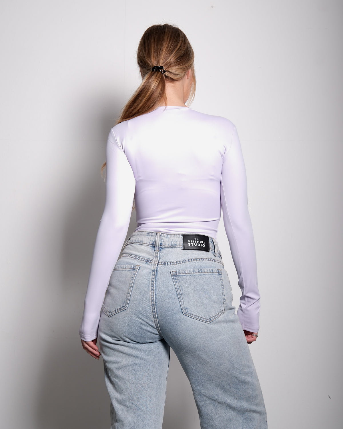Super Stretchy Buttery Top Longsleeve Lavender – SEISHIKI STUDIO