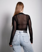 SPARKLE MESH-BODY SCHWARZ/SCHWARZ