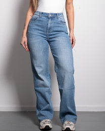 INSEAM 81CM - LIGHT STRETCH - HIGH WAIST WIDE LEG JEANS LIGHT WASH | SEISHIKI STUDIO