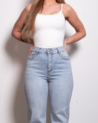 LIGHT WASH ALL OVER SPARKLE JEANS - INSEAM 80CM