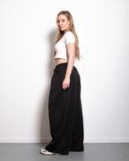 SEISHIKI STUDIO Relaxed Barrel Sweatpants BLACK