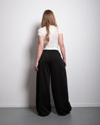 SEISHIKI STUDIO Relaxed Barrel Sweatpants BLACK