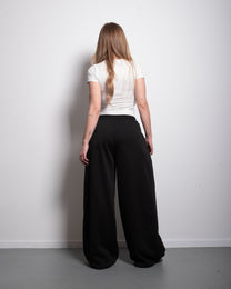 ULTRA STRETCH SEISHIKI STUDIO Relaxed Barrel Sweatpants BLACK | SEISHIKI STUDIO