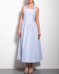 Halter neck bow dress baby blue | SEISHIKI STUDIO