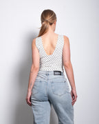 polkadot top with thick straps