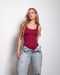 EXTREME SNATCH STRETCHY JASUMIN Shapewear Body RASPBERRY | SEISHIKI STUDIO