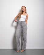HITOMI Wide Leg Jeans