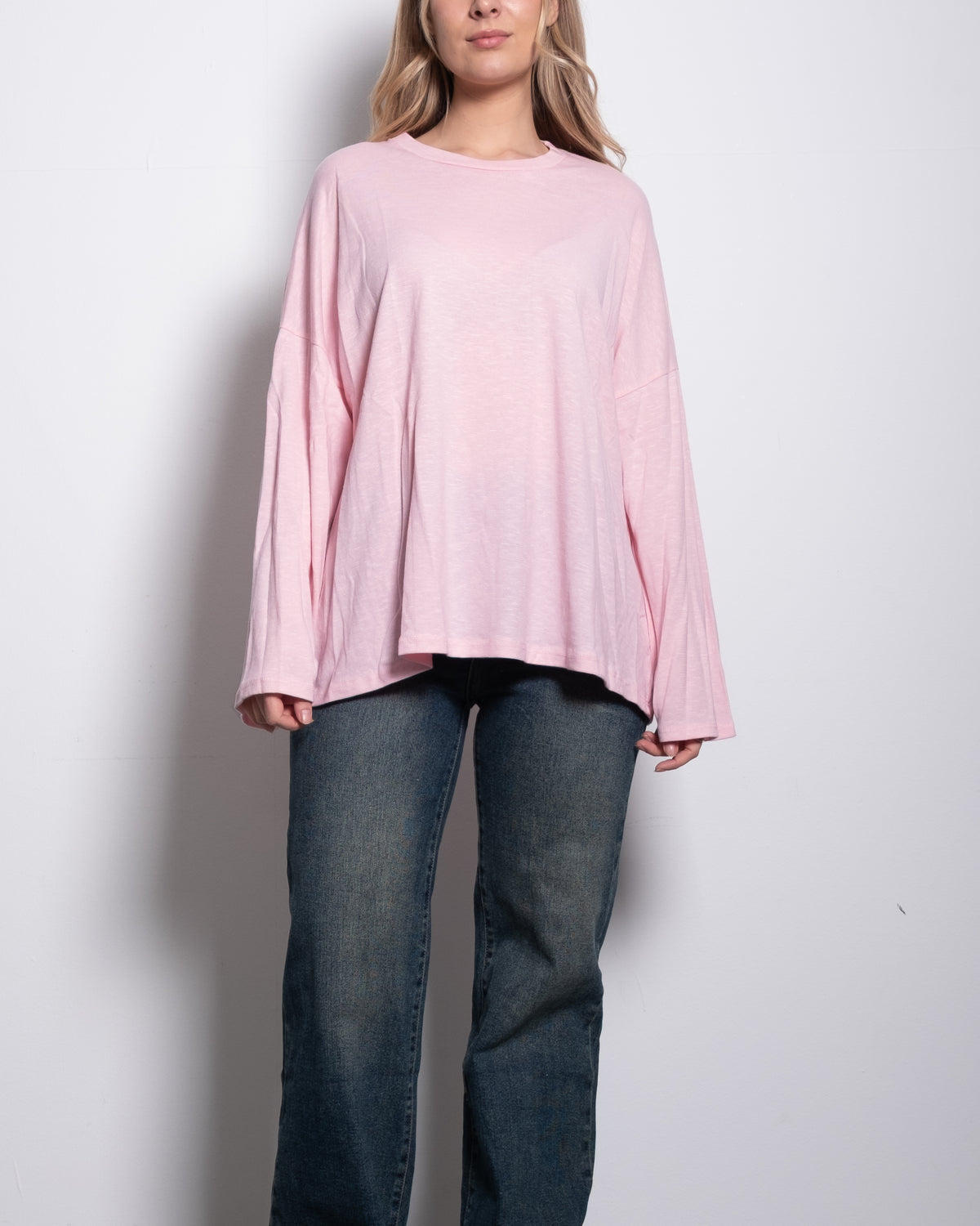 oversized longsleeve pink | SEISHIKI STUDIO