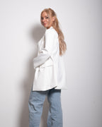 tailored waist blazer white | SEISHIKI STUDIO