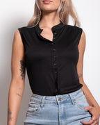 SEISHIKI STUDIO Soft Touch Button Top Black