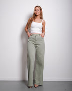 Limited Edition STRAWBERRY MATCHA STRETCHY JEANS - INSEAM 78CM | SEISHIKI STUDIO