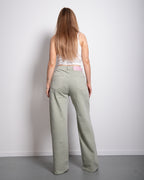 Limited Edition STRAWBERRY MATCHA STRETCHY JEANS - INSEAM 78CM | SEISHIKI STUDIO
